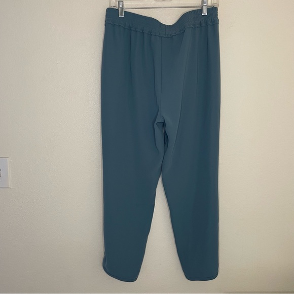 J. Crew Reese Pull On Pant Crepe Newport Blue - Picture 2 of 6